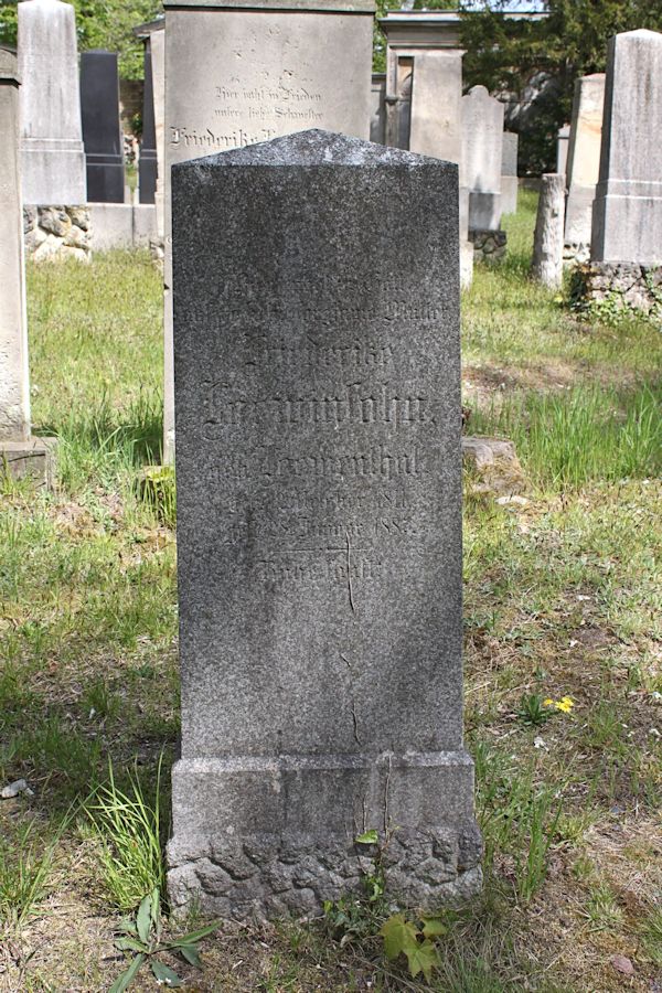 Grabstein Nummer 234 auf dem Friedhof Potsdam