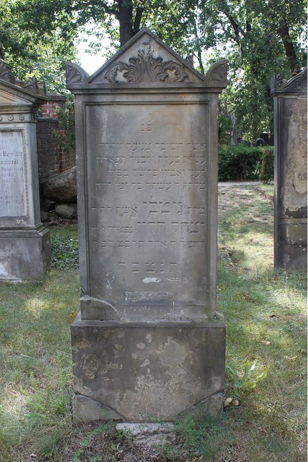 Grabstein Nummer 9 auf dem Friedhof Guben