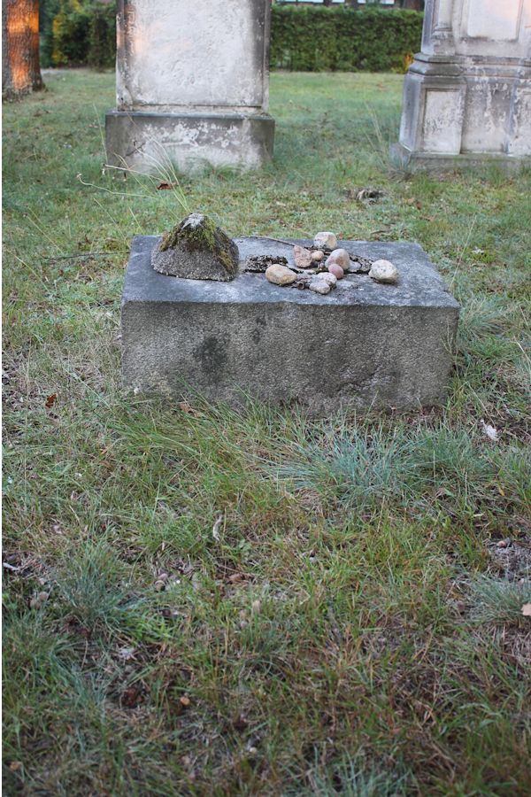 Grabstein Nummer 11 auf dem Friedhof Guben