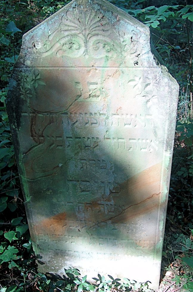 Grabstein Nummer 18 auf dem Friedhof Trzciel (Tirschtiegel)