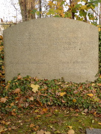 Grabstein Nummer 120 auf dem Friedhof Prenzlau