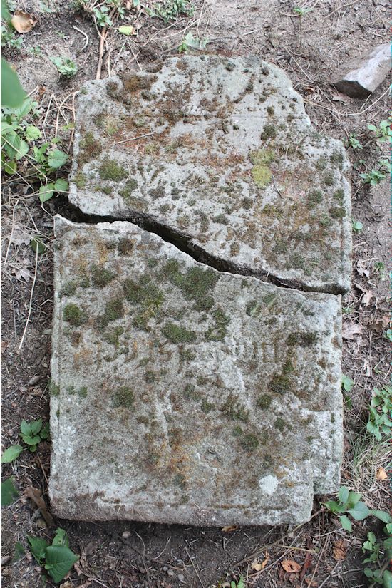 Grabstein Nummer 2 auf dem Friedhof Guben