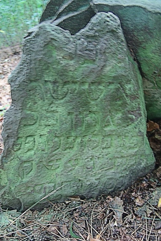 Grabstein Nummer 53 auf dem Friedhof Trzciel (Tirschtiegel)