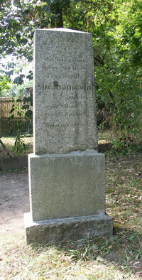 Grabstein Nummer 108 auf dem Friedhof Prenzlau