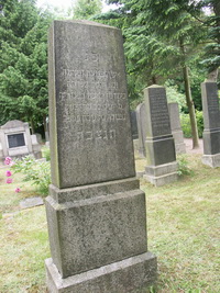 Grabstein Nummer 36 auf dem Friedhof Prenzlau