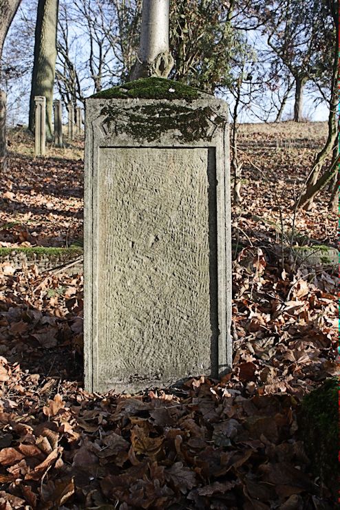 Grabstein Nummer 14 auf dem Friedhof Witnica (Vietz)