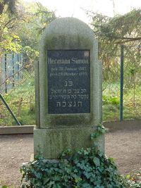 Grabstein Nummer 43 auf dem Friedhof Prenzlau