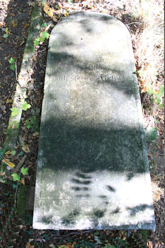 Grabstein Nummer 38 auf dem Friedhof Lindow