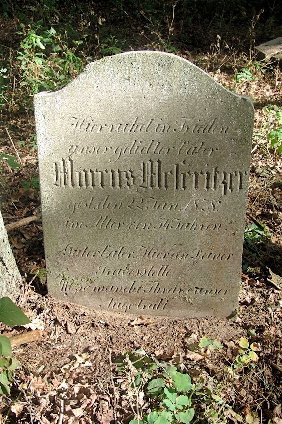 Grabstein Nummer 104 auf dem Friedhof Trzciel (Tirschtiegel)