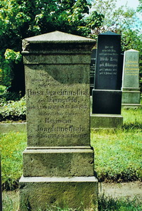 Grabstein Nummer 84 auf dem Friedhof Prenzlau