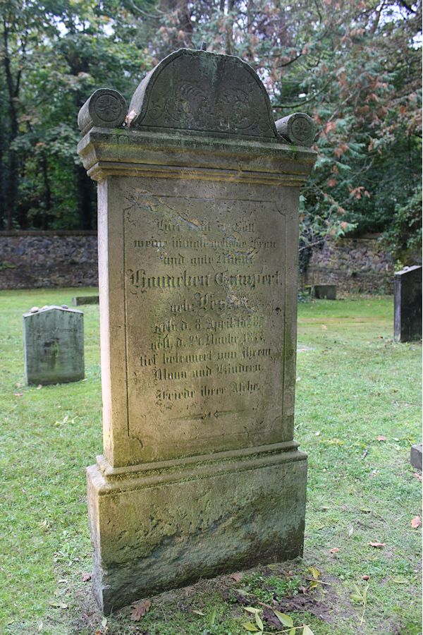 Grabstein Nummer 54 auf dem Friedhof Storkow