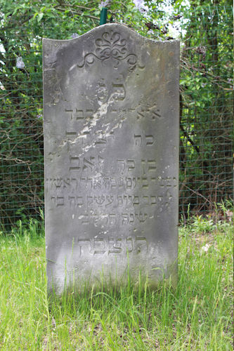 Grabstein Nummer 7 auf dem Friedhof Oderberg