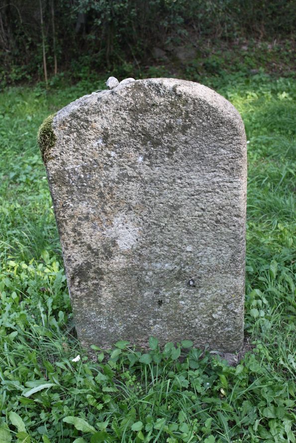 Grabstein Nummer 7 auf dem Friedhof Cedynia (Zehden)