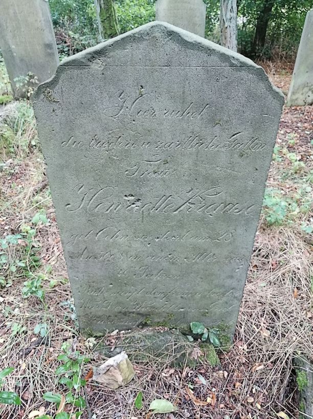 Grabstein Nummer 117 auf dem Friedhof Trzciel (Tirschtiegel)