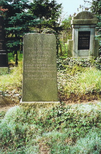Grabstein Nummer 35 auf dem Friedhof Prenzlau