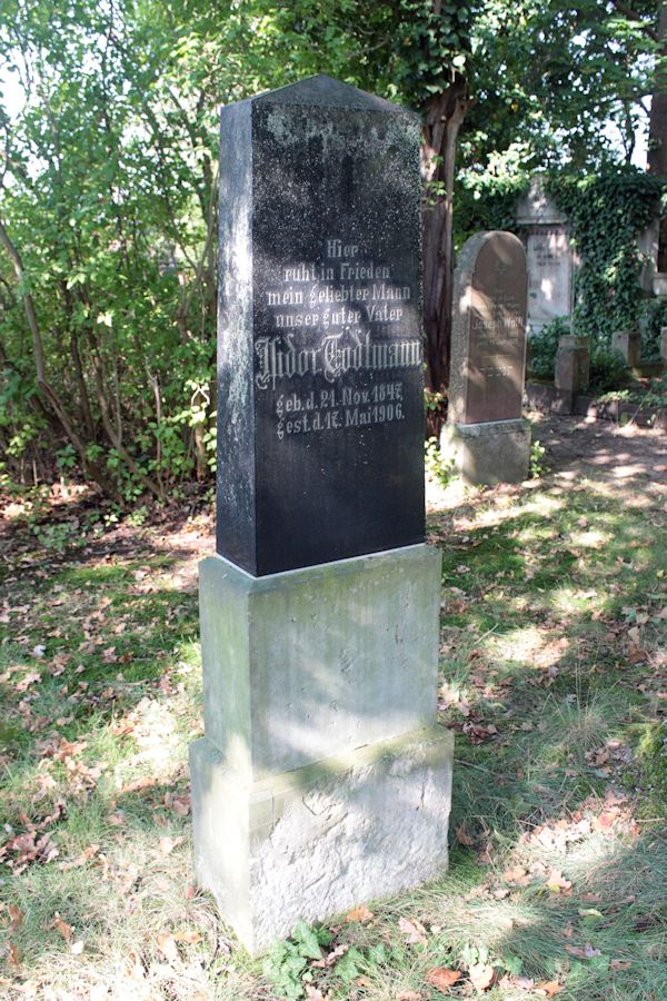 Grabstein Nummer 102 auf dem Friedhof Guben