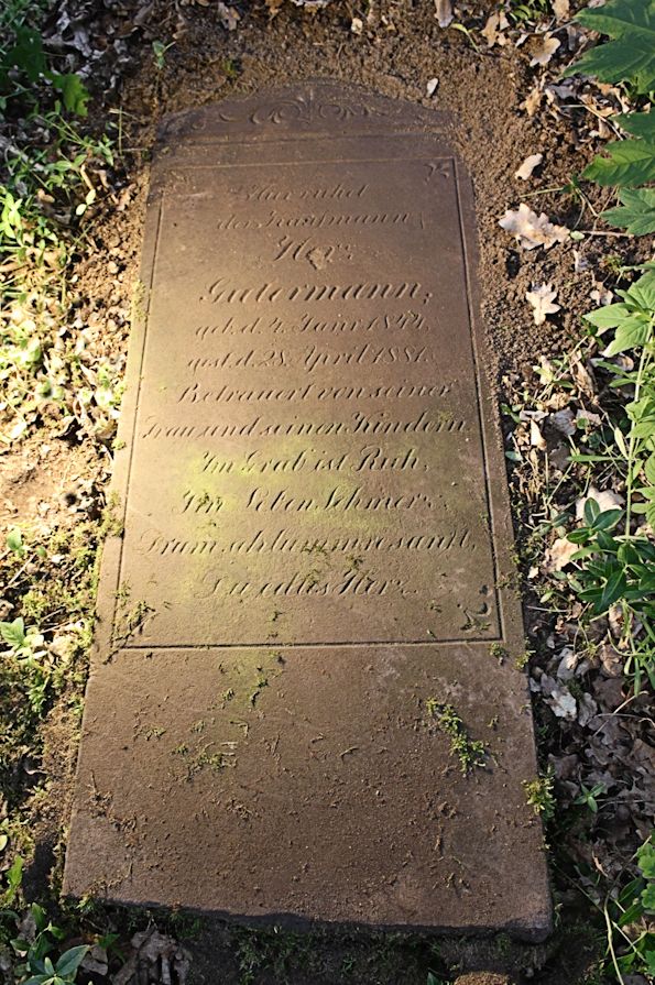 Grabstein Nummer 23 auf dem Friedhof Torzym (Sternberg)
