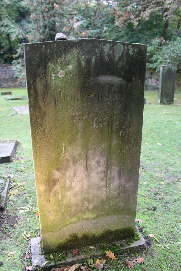 Grabstein Nummer 40 auf dem Friedhof Storkow