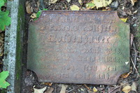 Grabstein Nummer 3 auf dem Friedhof Lindow