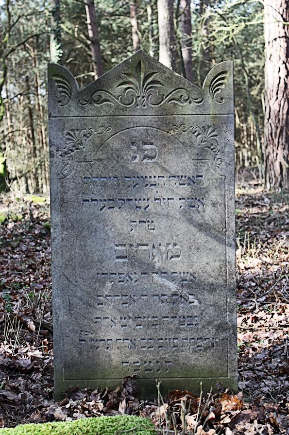 Grabstein Nummer 40 auf dem Friedhof Bledzew (Blesen)