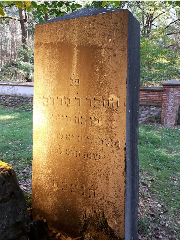 Grabstein Nummer 42 auf dem Friedhof Beeskow