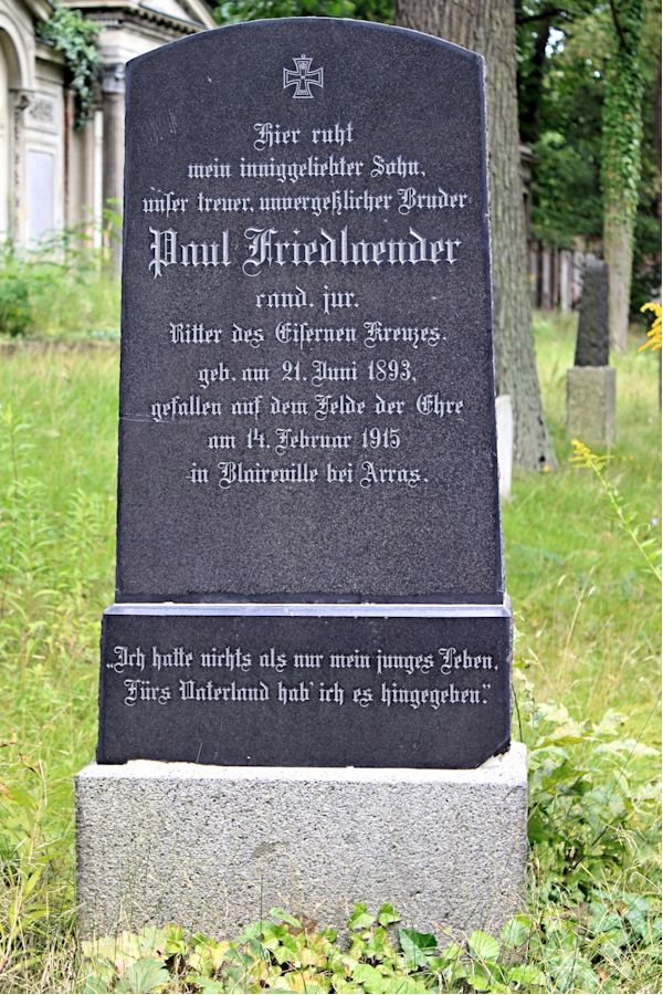 Grabstein Nummer 479 auf dem Friedhof Potsdam