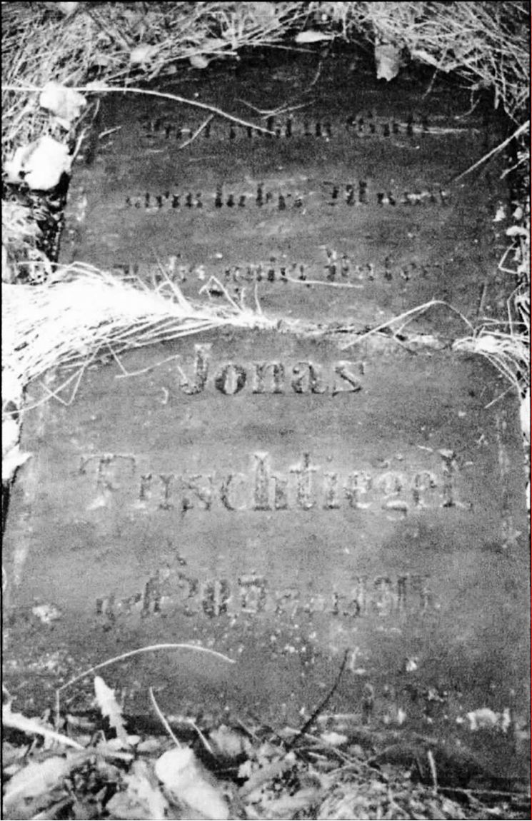Grabstein Nummer 34 auf dem Friedhof Witnica (Vietz)