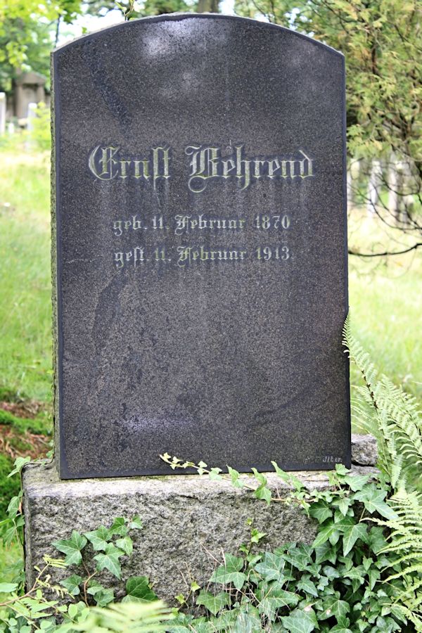 Grabstein Nummer 470 auf dem Friedhof Potsdam
