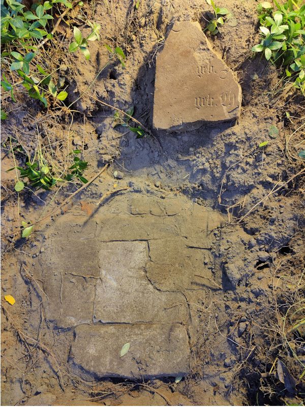 Grabstein Nummer 23 auf dem Friedhof Boleszkowice (Fürstenfelde)