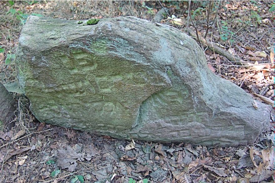 Grabstein Nummer 66 auf dem Friedhof Trzciel (Tirschtiegel)