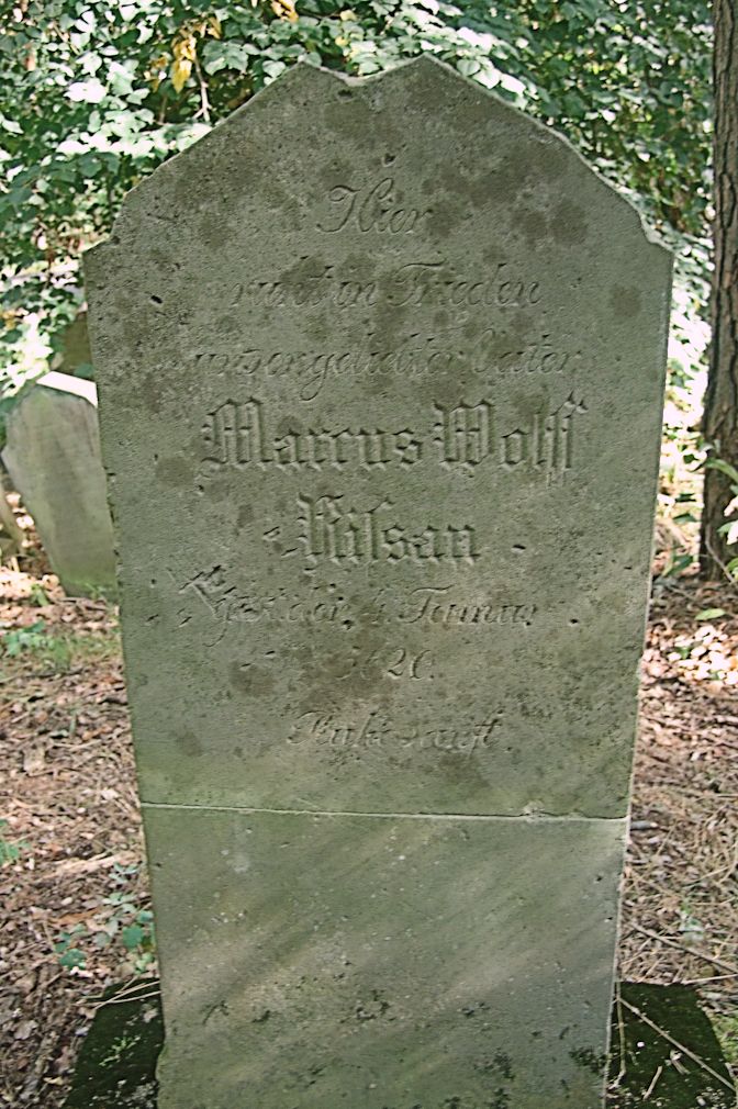 Grabstein Nummer 123 auf dem Friedhof Trzciel (Tirschtiegel)