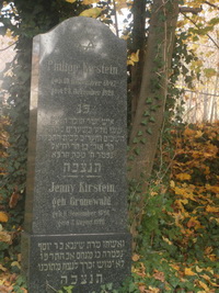 Grabstein Nummer 117 auf dem Friedhof Prenzlau