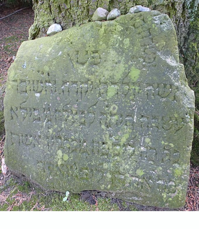 Grabstein Nummer 1 auf dem Friedhof Fürstenberg