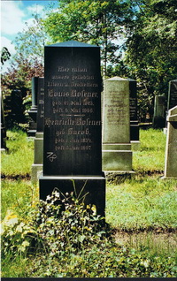 Grabstein Nummer 76 auf dem Friedhof Prenzlau