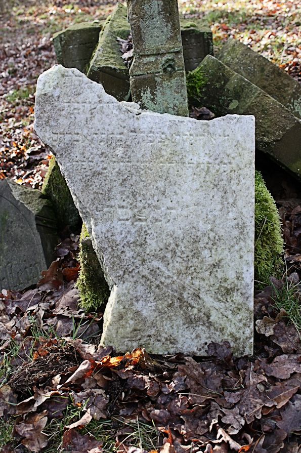 Grabstein Nummer 101 auf dem Friedhof Bledzew (Blesen)