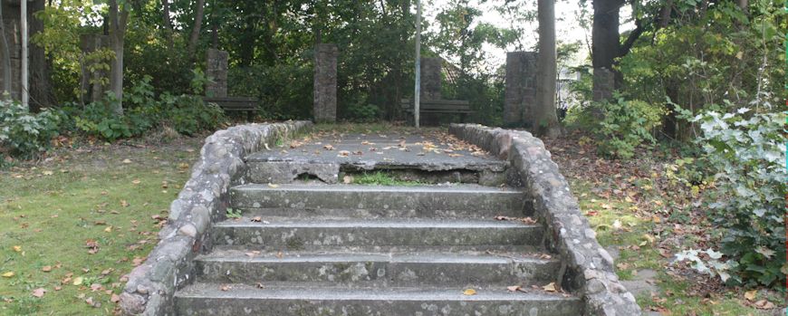 Heutiger Blick auf die Fläche des Jüdischen Friedhofes in Wusterhausen/Dosse