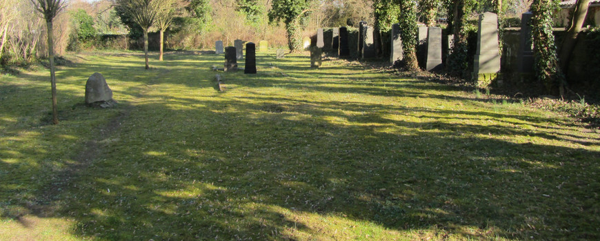 Blick über den Jüdischen Friedhof in Perleberg