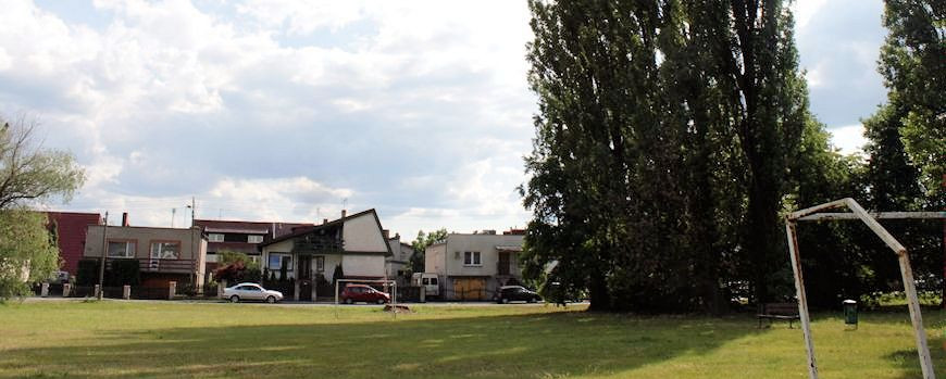 Heutiger Blick auf das Grundstück des Jüdischen Friedhofs in Sulechów