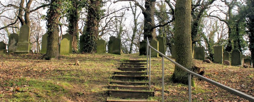 Zugang zum Jüdischen Friedhof in Skwierzyna