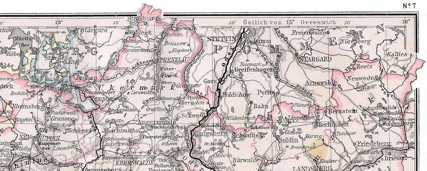Ausschnitt Provinz Brandenburg 1905