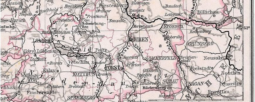 Ausschnitt Provinz Brandenburg 1905