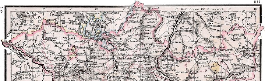 Ausschnitt Provinz Brandenburg 1905
